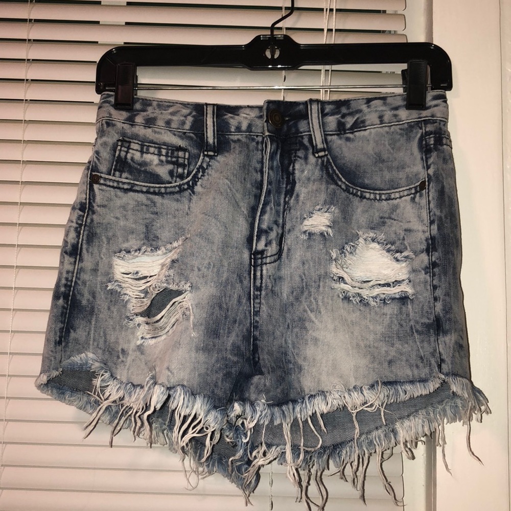 High Waisted Jean Shorts